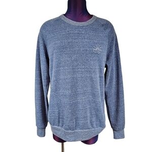 NWT Saludos Heathered Blue‎ Crew Neck Sweatshirt Size Medium Women's H27